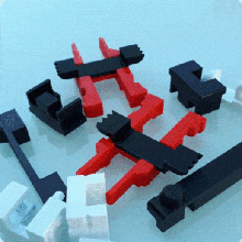 ultipuzzlebot jogo 12 peças quebra-cabeça robô ultimaker ultibot 3d print model - Mito3D