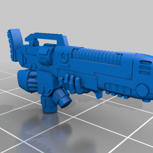 ultra hellblaster gun hands attached warhammer 40k hobby 3d print model - Mito3D