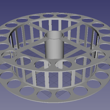 ultra light 150 gram spool various reel filament lightweight 3d print model - Mito3D