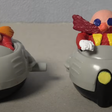 ultra raro dr obrero McDonalds juguete juego amy médico Eggman nudillos sombra plata Sonic cruz accesorios 3d print model - Mito3D