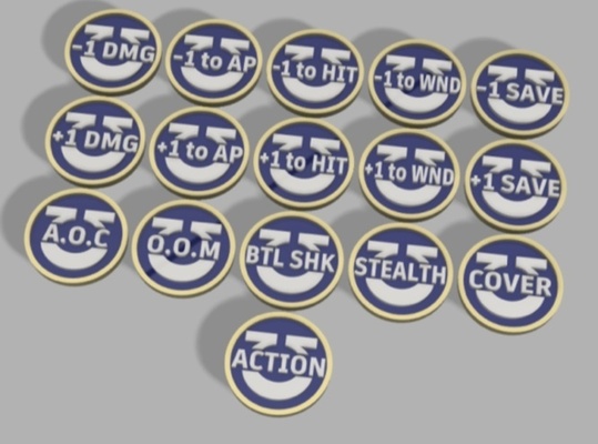 ultramarine token table wargame 10th edition 3d print model - Mito3D