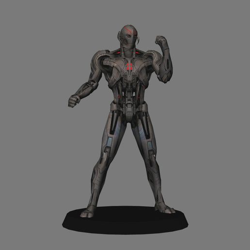 ultron - avengers age 3d print of ironman captain america thor black widow hawkeye michael witch quicksilver hulk marvel cinematic universe 3D print model - Mito3D