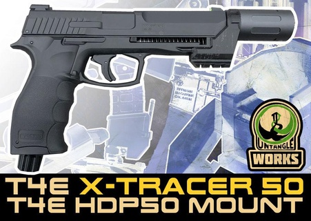 umarex t4e xt50 x tracer 50 43cal hdp50 marcador monte paintball magfed xtracer50 3d print model - Mito3D