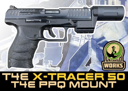 umarex t4e xt50 tracer 50 walter ppq m2 43cal Tracer montieren Paintball magfed xtracer50 3d print model - Mito3D