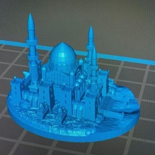 umbar fortaleza miniatura base compatible guerra anillo tablero juego 3d print model - Mito3D