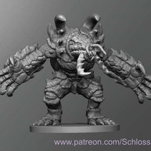 umber hulk Spiel dnd dungeons dragons tabletop - Spielzeug 3d print model - Mito3D