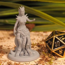 umberlee - tabletop miniature game animal humanoid underwater stl file 3d model mini fantasy warhammer gloomhaven pathfinder critical role gaming rpg dnd dungeons dragons 3d print model - Mito3D