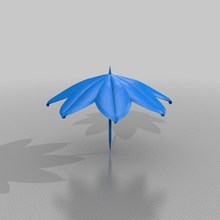 2 şemsiye sanat işaretleri logolar 3d print model - Mito3D