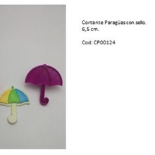 los paraguas de la lluvia colores del cortador marco galletas fondant pasta comestible andor porcelana fría casa comestibles, pastas 3d print model - Mito3D