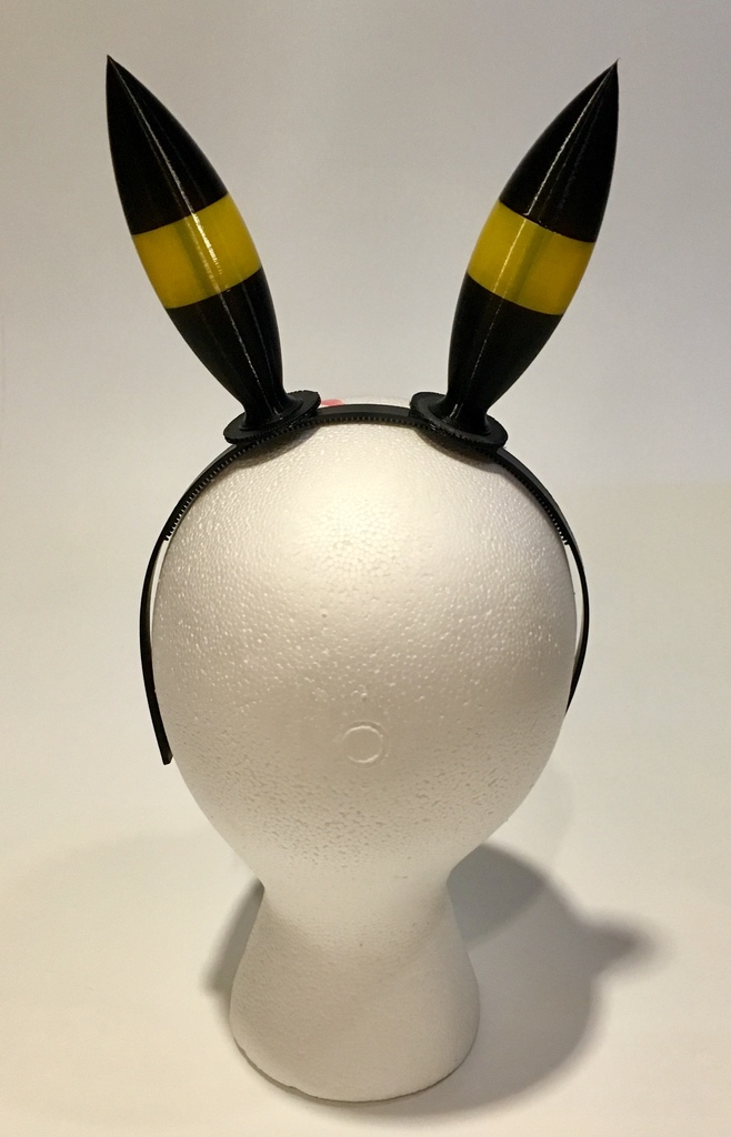 umbreon ear tail cosplay costume halloween pokemon vase mode 3D print model - Mito3D