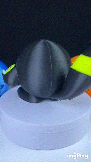umbreon kirby pokemon mashup 3d print model - Mito3D