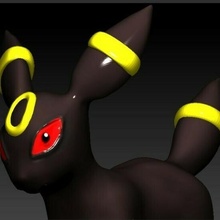 umbreon pokemon character dark 3d print model - Mito3D
