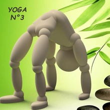 umen yoga n3 3dgregor la maison les positions posture impression déco 3dprinting 3ddesign 3dsculpting de technologie geek L'impression 3d mouvement 3d print model - Mito3D