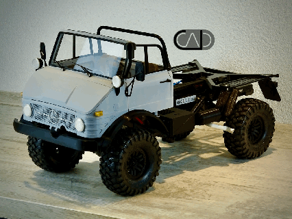 umg 4 trx cs convertible unimog trx4 4x4 mog scale crawler 1 10 uni traxxas benz offroad rc mercedes body 3d print model - Mito3D
