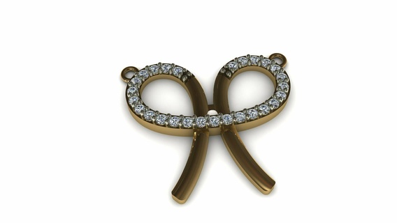 ilimitado pingente joalheria colares ouro prata jóia luxo gema 3d print model - Mito3D