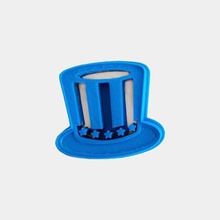 tio sams chapéu cortador de biscoito em 4 julho edição especial casa 3d print model - Mito3D