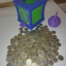 uncle scrooge's deposit - piggy bank 3d print model - Mito3D