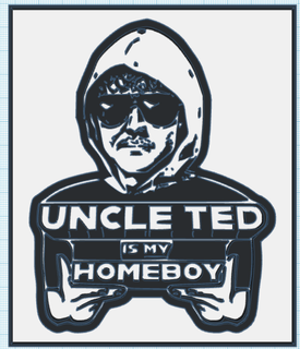 uncle ted homeboy unabomber ted kaczynski uncle ted bomber  3d print model - Mito3D