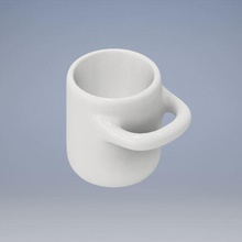 disagio tazza di caffè casa gag 3d print model - Mito3D