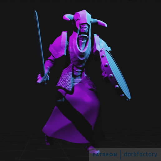 undead guardia gioco non-morti skelleton di lich wraith monster dnd in miniatura carattere cranio 3D print model - Mito3D