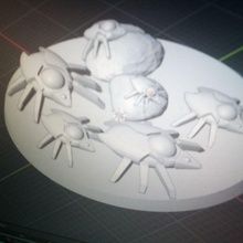 ölümsüz Uzay robot konserve böcekler 40k Warhammer savaş oyun Necron bokböceği Canoptek sürü minyatürler rol yapma rpg sci fi 3d print model - Mito3D