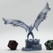 mortos-vivos wyvern mesa miniature game dragons dungeons role critical model 3d file stl beast flying fantasy warhammer gloomhaven pathfinder gaming rpg dnd 3d print model - Mito3D