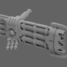 undead xenotech gauss destroyer cannon type 1 warhammer40k necron 3d print model - Mito3D