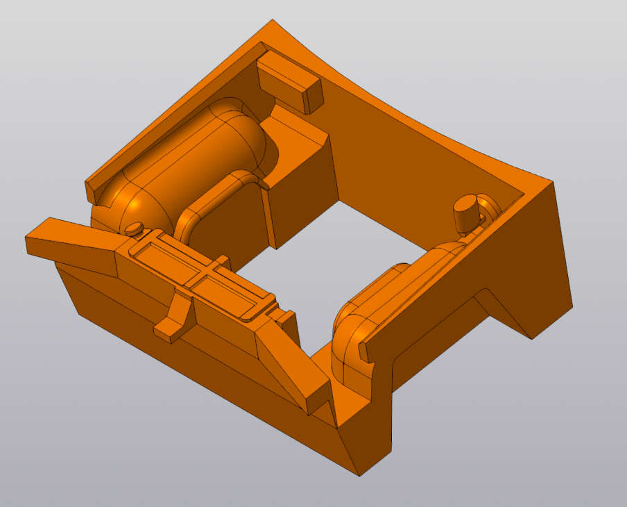 under hood Chevy nova 68 roues chaudes 1 64 échelle moteur 3D print model - Mito3D