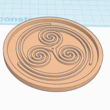 sotto il vetro simbolo celtico art casa celtic 3d print model - Mito3D