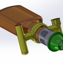 su scooter altında gadget jeti scuba 3d print model - Mito3D