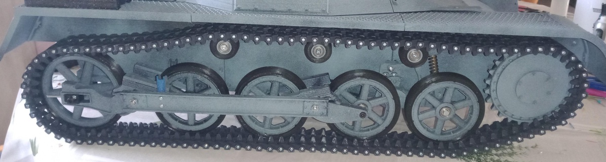 châssis Panzer 1 rc 6 échelle 3d print model - Mito3D
