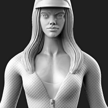 souterraine fille de action figure art adulte femme les figurines toy statue 3d print model - Mito3D