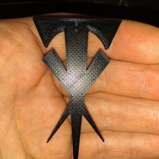 Agente funerário logotipo colar joalheria wwe 3D print model - Mito3D
