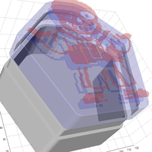 undertale scatola 3d print model - Mito3D