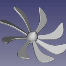 Unterwasser-propeller Spiel propeller - Spielzeug Boot 3d print model - Mito3D
