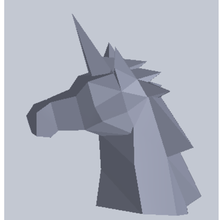 unicornio en la cabeza varios animal 3d print model - Mito3D