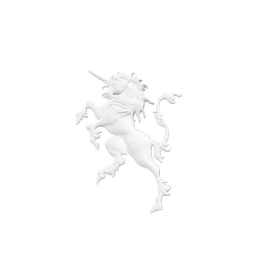 unicorn art signs logos horse horn 3D print model - Mito3D