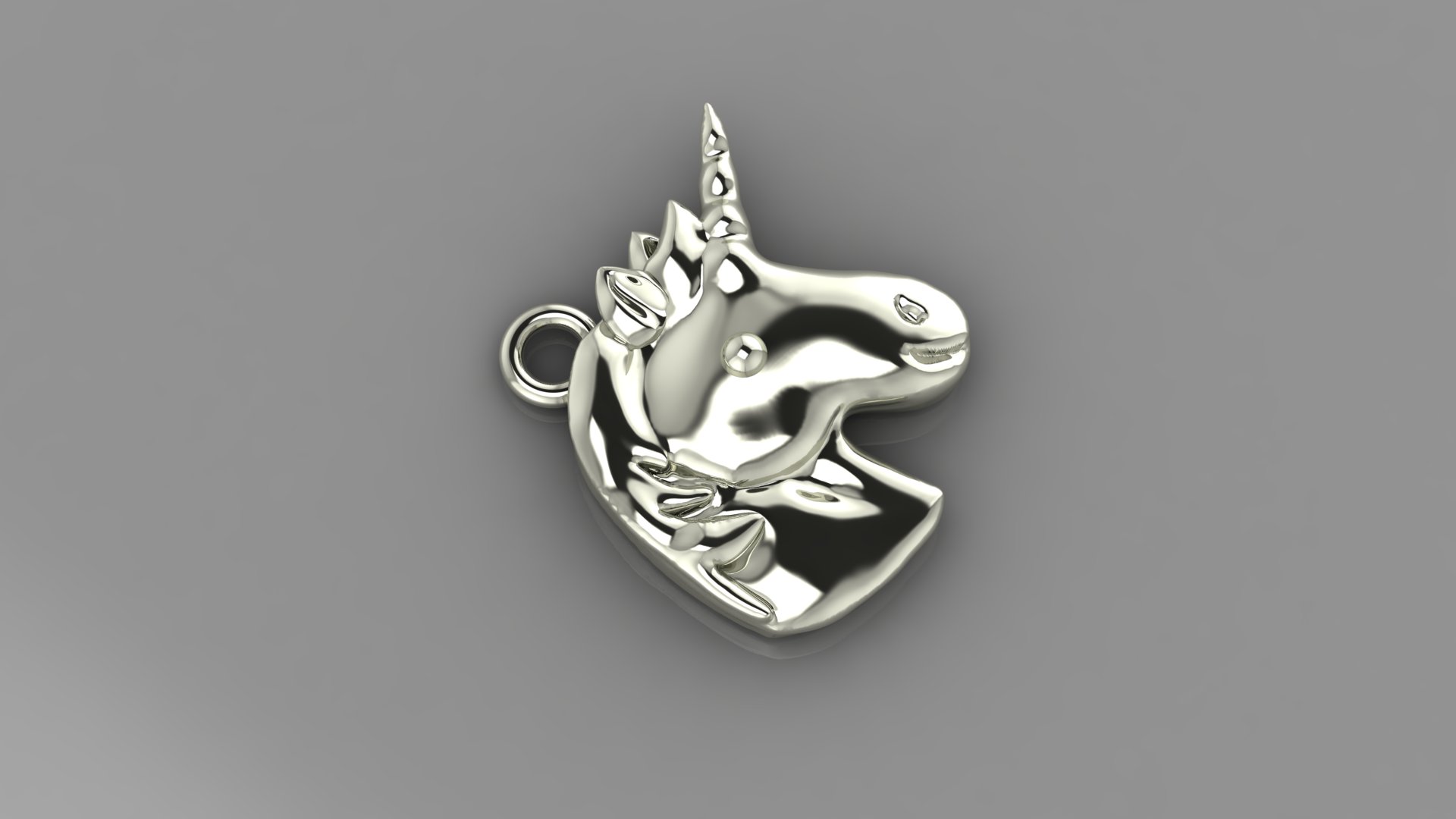 unicorn fashion jewelry 3D print model - Mito3D