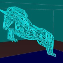 unicorn game animals structure pony model horse crazy animal 3d print model - Mito3D