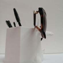 unicorn pencil holder lens glasses pen 3d print model - Mito3D