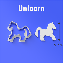 unicorn - cookie fondan kesici ev çerez hamur 3d print model - Mito3D