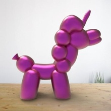 unicorn balloon - funny globe 3d print model - Mito3D