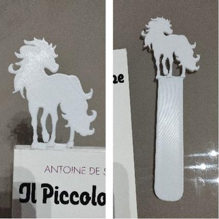 Licorne signet 2 livre fantaisie cheval Sergio Anglais 3d print model - Mito3D