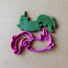 unicorn kedi kurabiye kalıbı ev 3d print model - Mito3D