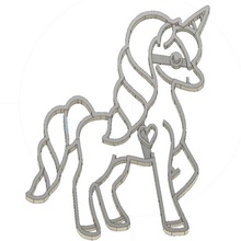 8 unicorn cookie cutter home dolly lol 3d print model - Mito3D