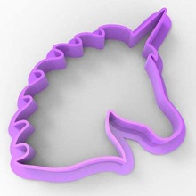 unicorn cookie cutter kitchen_dining 3d print model - Mito3D