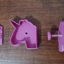 unicorn cookie cutter primavera casa cucina e sala da pranzo unicorno cookiecutter 3d print model - Mito3D