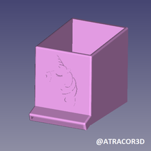 unicornio cubículo esponja casa matorral cuadro la lava los platos plato 3d print model - Mito3D