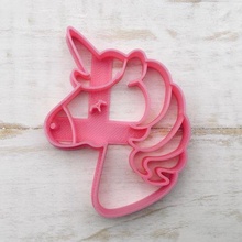 unicorn cutter queens rainbow deco clay cookie cutterm cuttercookie bakery sweet cake girl boy 3d print model - Mito3D