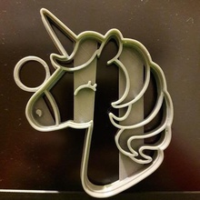 unicorn cookie cutter vari di taglio crackers 3d print model - Mito3D